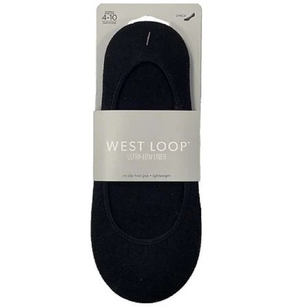 Bundle of 2 Westloop black socks